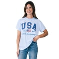 thumbnail image 1 of Mighty Fine Women's Americana Graphic T-Shirt, 1 of 8