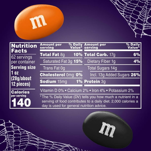 M&M'S Peanut Milk Chocolate Halloween Candy, 62 oz. - Samsclub.com