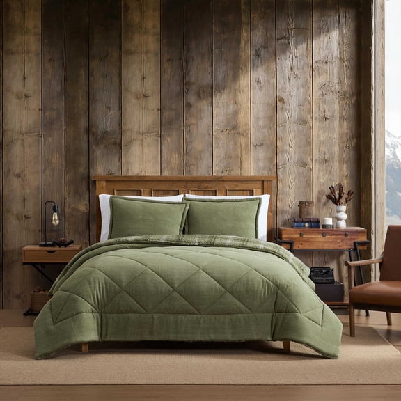Eddie Bauer Reversible Microfiber Comforter Set, Assorted Sizes