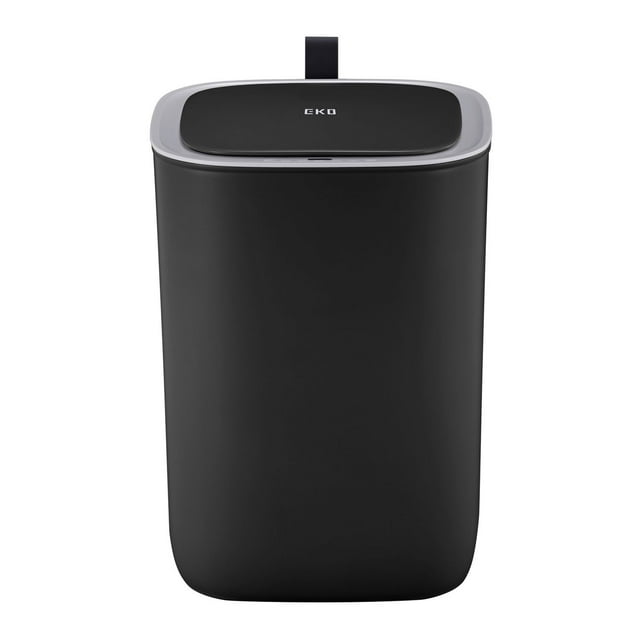 EKO Morandi Motion Sensor Trash Can, Matte Black (3.17Gal, 12L)