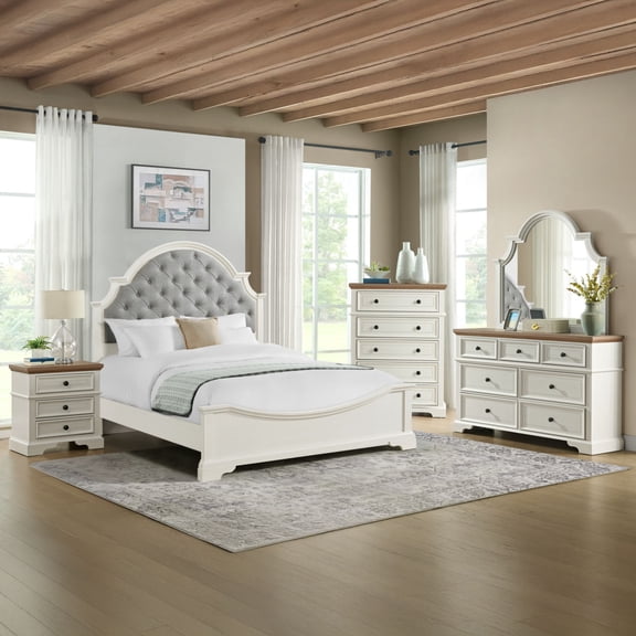 Society Den Ulysses Upholstered Youth Bedroom Set, 3-Piece or 5-Piece