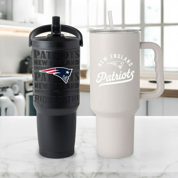 Logo Brands New England Patriots Stainless Steel Tumbler Set