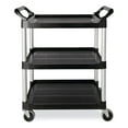 thumbnail image 2 of Rubbermaid Commercial Xtra Open Side 3-Shelf Utility Cart, 2 of 7
