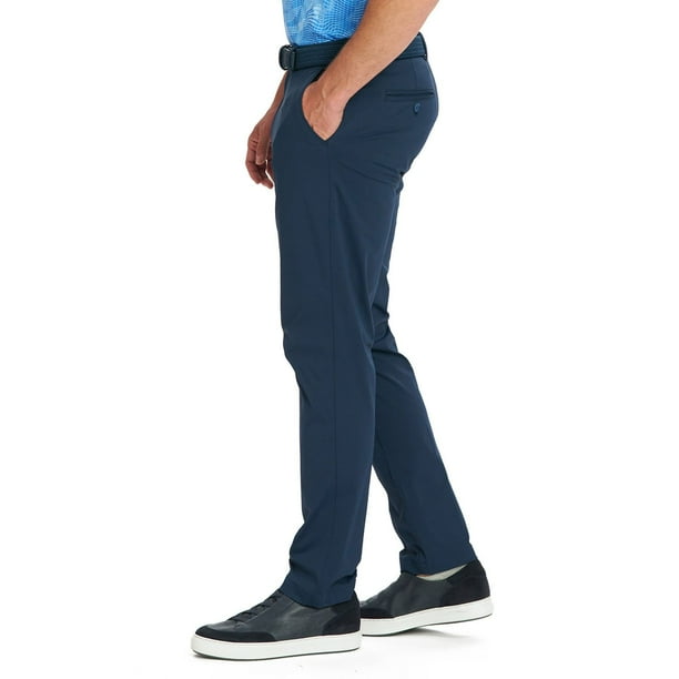 greg norman dress pants Navy Blue Golf Men Lightweight Mens Joggers with Pockets Greg Norman Black Dress Pants