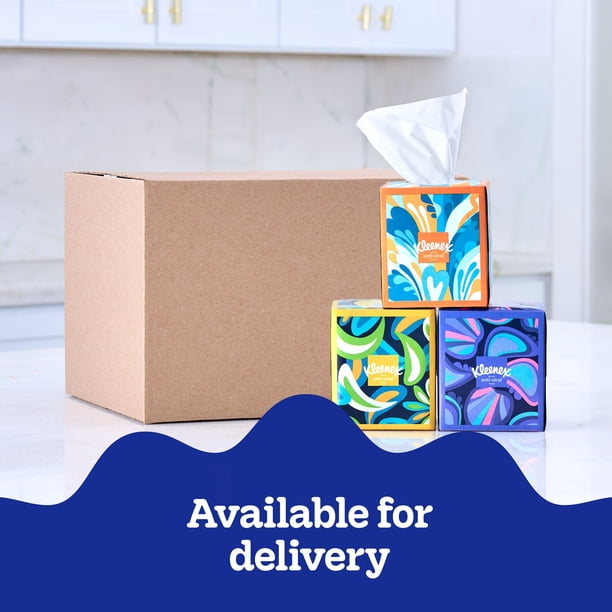 Kleenex Anti-Viral Facial Tissues 12 boxes, 55 tissues/box