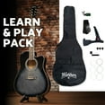 thumbnail image 2 of Washburn WA90CETBBPACK Learn & Play Pack Acoustic Guitar with Electric Pick-up Bundle, 2 of 11