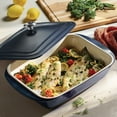 thumbnail image 4 of Tramontina 13.6" x 9.6" Ceramic Covered Bakeware with Stainless Steel Knob (Choose Color), 4 of 7
