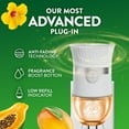 thumbnail image 7 of Air Wick Plug In Scented Oil Air Freshener, Hawaii Exotic Papaya & Hibiscus Flower, 2 warmers + 8 refills, 7 of 11