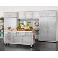 thumbnail image 20 of Seville Classics UltraHD 8-Piece Steel Garage Cabinet Storage Set With Rolling Workbench, 14 Feet Wide, 20 of 22
