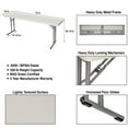 thumbnail image 4 of Hampden Furnishings 18" X 72" Folding Seminar Table, 4 of 6