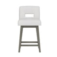thumbnail image 12 of HH2 Home Upholstered Key Back Wood Adjustable Height Swivel Bar Stool, 12 of 19