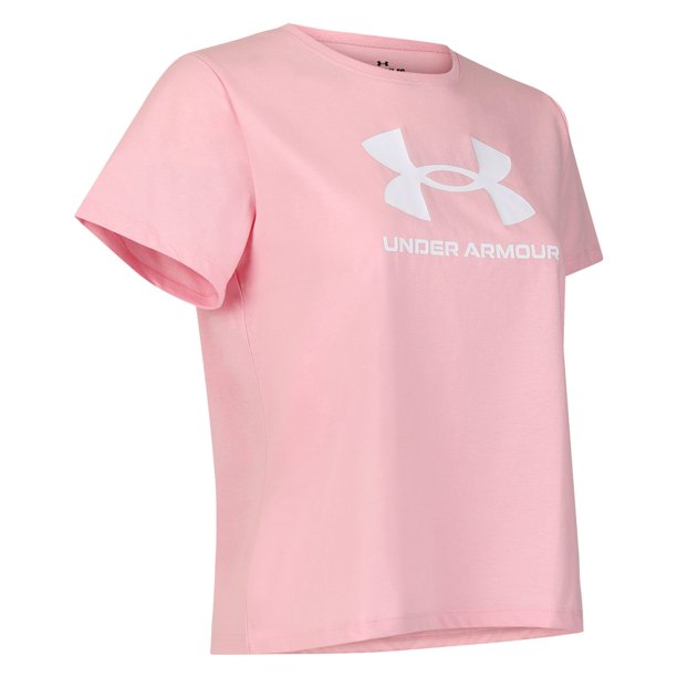 Under Armour Girls Big Logo Short Sleeve Tee - Samsclub.com