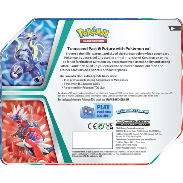 Pokémon Paldea Legends Tins, 2 pk. - Samsclub.com