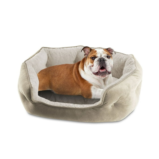Canine Creations Cozy Oval Round Cuddler Pet Bed, Choose Size & Color