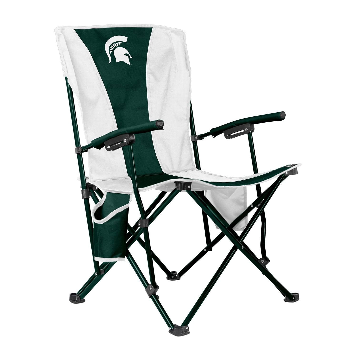 Logo Brands Michigan State Spartans Hard Arm Chair