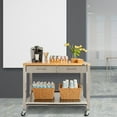 thumbnail image 17 of Seville Classics Home Work Center Island Table, 48" W x 24" D x 36" H, 17 of 19