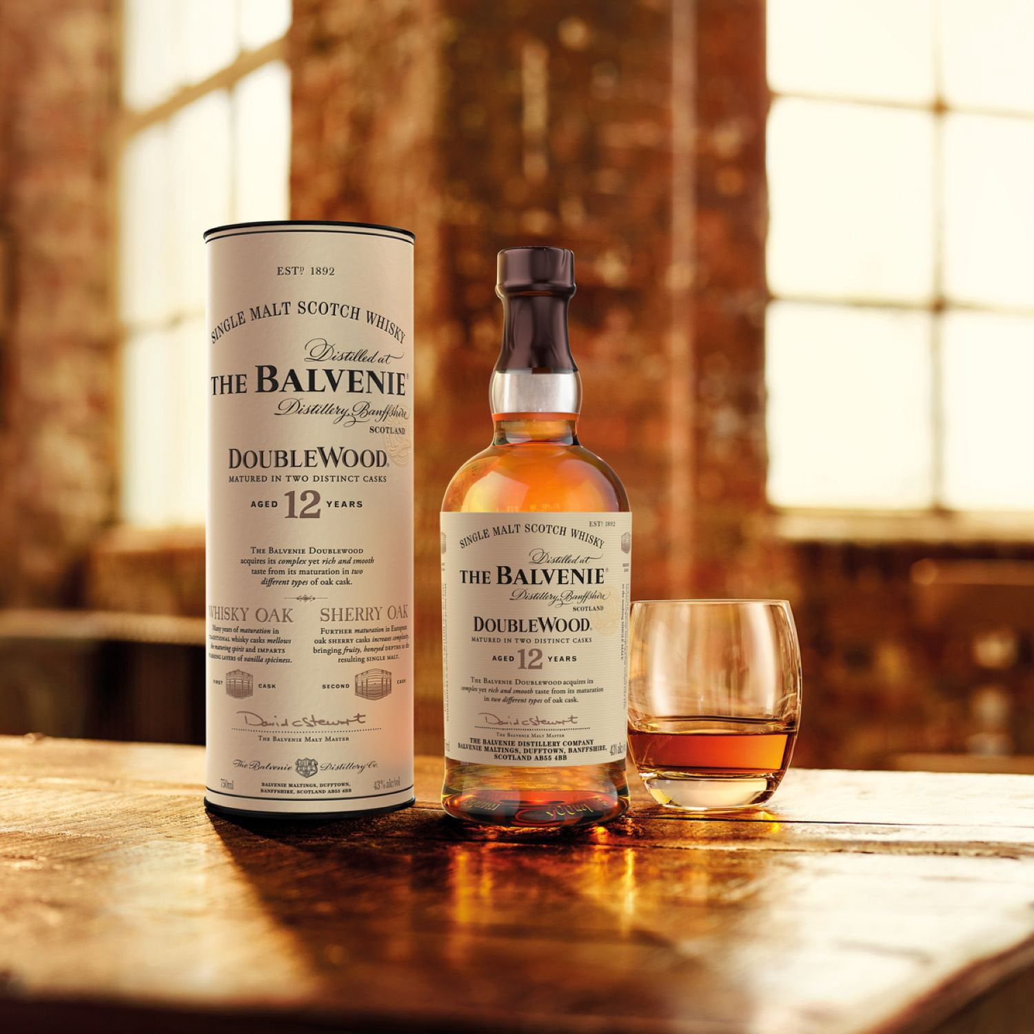 The Balvenie Aged 12 Years DoubleWood Scotch Whisky, 750 ml