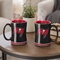 thumbnail image 5 of Logo Brands Tampa Bay Buccaneers 14oz Relief Mug Set, 5 of 5