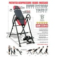 thumbnail image 2 of Body Vision Deluxe Acupressure Beads Massage Inversion Table, 2 of 8
