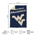 thumbnail image 5 of Logo Brands West Virginia Mountaineers Luxe Dreams Throw, 60" x 80", 5 of 6
