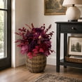 thumbnail image 3 of Artificial 36" Fall Baskets in Round Baskets, Assorted Colors, 3 of 6
