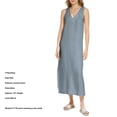 thumbnail image 5 of DKNY Women's Linen Maxi Dress, 5 of 6
