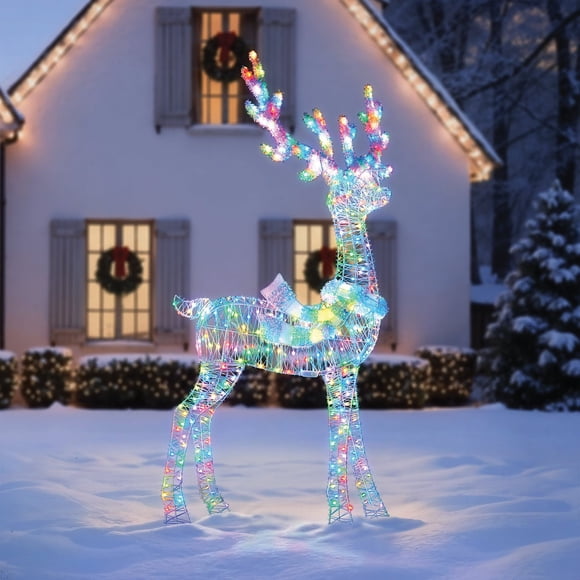 Member's Mark 6' Pre-Lit Color Changing Buck