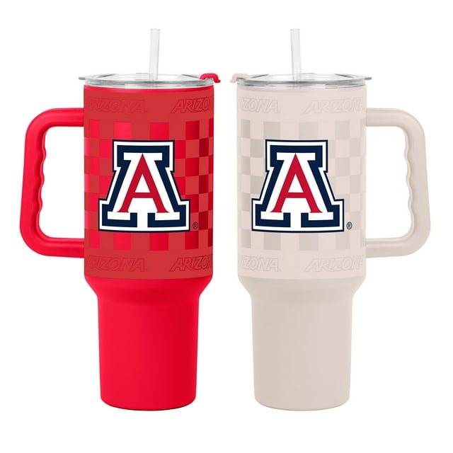 Logo Brands Arizona Wildcats 40 oz. Stainless Steel Tumbler Set