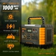 thumbnail image 2 of 500 Watt Wattbricks Energy Inc. MP500 Portable Power Station 500W Solar Generator, 2 of 6