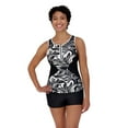 thumbnail image 1 of ZeroXposur Women’s 2-Piece Scuba Tankini Set, 1 of 8