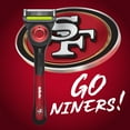 thumbnail image 9 of Gillette Labs NFL San Francisco 49ers Men's Razor, Handle + 8 Cartridges, 9 of 10