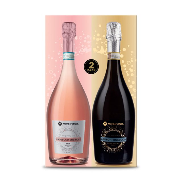 Member's Mark Prosecco 750 ml bottle, 2 pk.