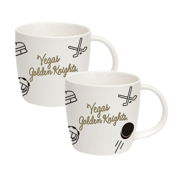 Logo Brands Vegas Golden Knights 18oz Playmaker Mug Bundle