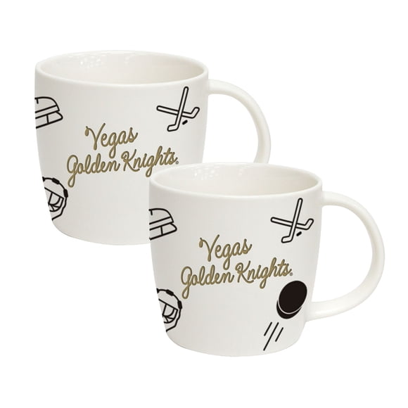 Logo Brands Vegas Golden Knights 18oz Playmaker Mug Bundle