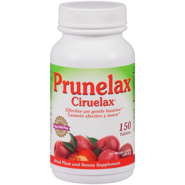 Prunelax Dried Plum & Senna Laxative Tablets 150 ct.