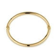 thumbnail image 2 of Knife Edge Bangle Bracelet in 14K Gold, 2 of 5