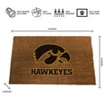 thumbnail image 3 of Logo Brands Iowa Hawkeyes Doormat, 3 of 5