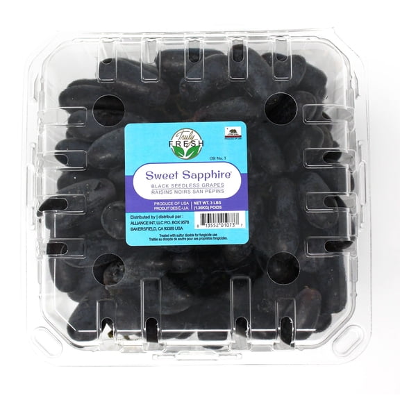 Sweet Sapphire Grapes, 3 lbs.