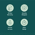thumbnail image 6 of Zinus Night Therapy 13" Medium-Plush Gel-Infused Memory Foam Mattress, 6 of 10