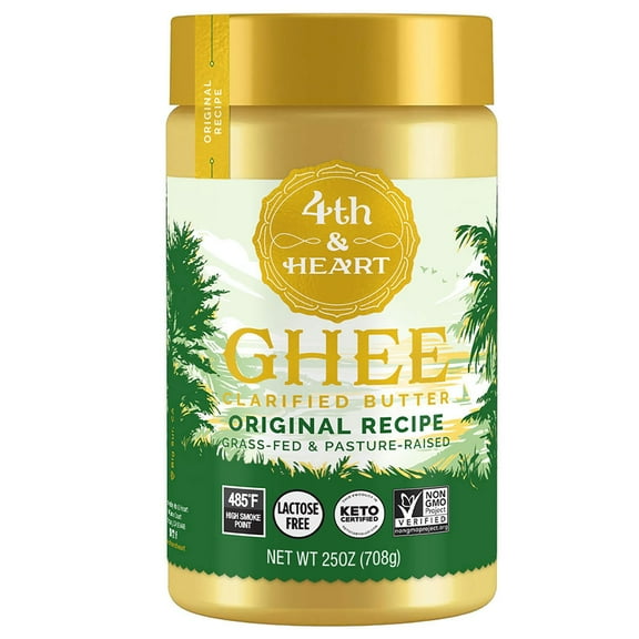 4th & Heart Original Ghee, Clarified Butter, 25 oz.