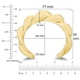 thumbnail image 3 of Neuhardt Bold Twist Bracelet in 18K Gold Vermeil, 3 of 7