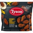 thumbnail image 1 of Tyson Bone-In Honey BBQ Chicken Wings, Frozen, 4 lbs., 1 of 7
