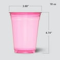 thumbnail image 2 of Hefty Party Perfect Translucent Plastic Cup, Spring Colors, 18 oz., 140 ct., 2 of 4