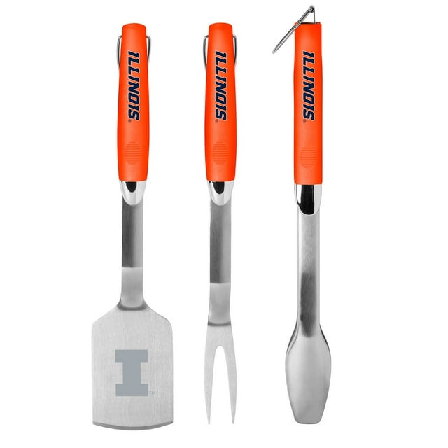 NCAA 3 pc. Stainless Steel Grill Set