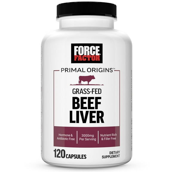 Force Factor Primal Origins Beef Liver Capsules, 120 ct.