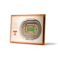 thumbnail image 1 of YouTheFan Tennessee Volunteers 17"x13" 3D 5 Layer Stadium View Wall Art, 1 of 5
