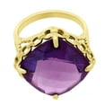 thumbnail image 4 of Treated Solitaire Gemstone Ring in 14K Gold, 4 of 6