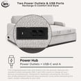 thumbnail image 8 of Serta Hayden Convertible Sectional Sofa, 8 of 10