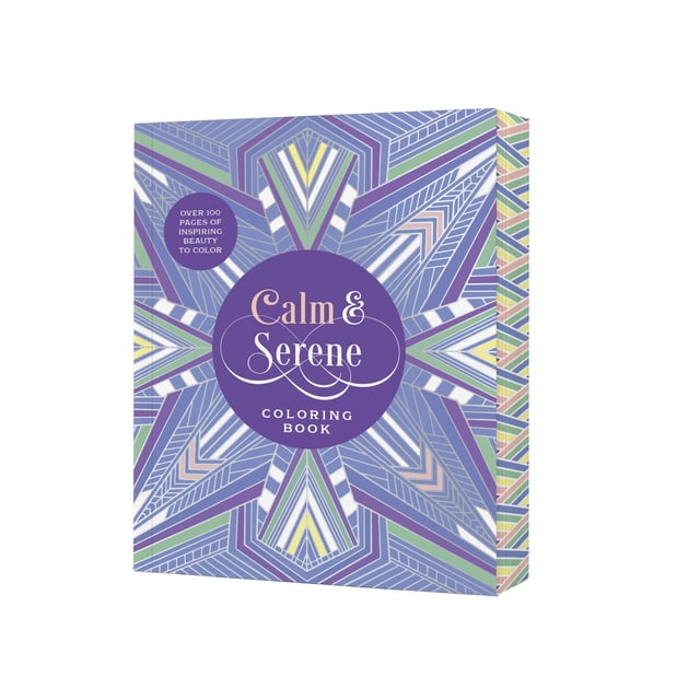 Calm & Serene Coloring Book by Editors of Chartwell Books, Paperback