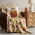 thumbnail image 2 of Hallmark Fall Plush Throw Blankets, 50" x 70", 2 of 4